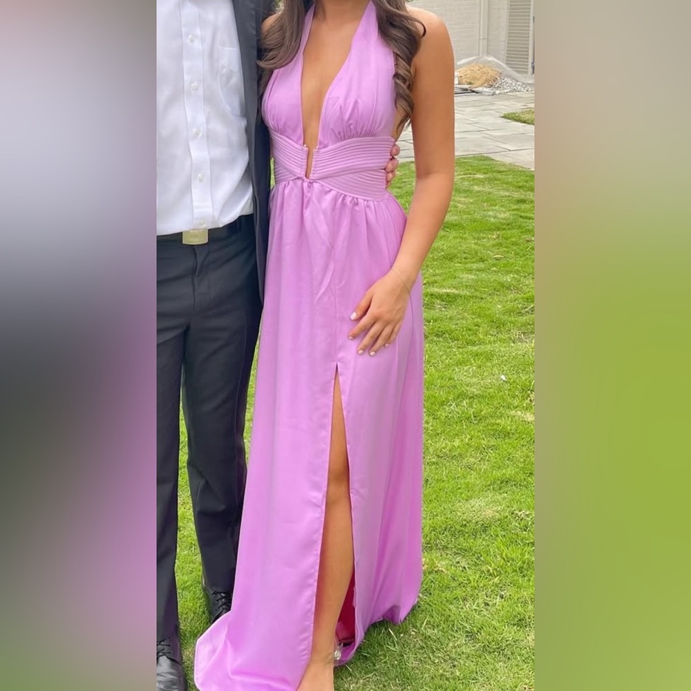 Hello Molly Lavender Backless Maxi Dress - Picture 3 of 3